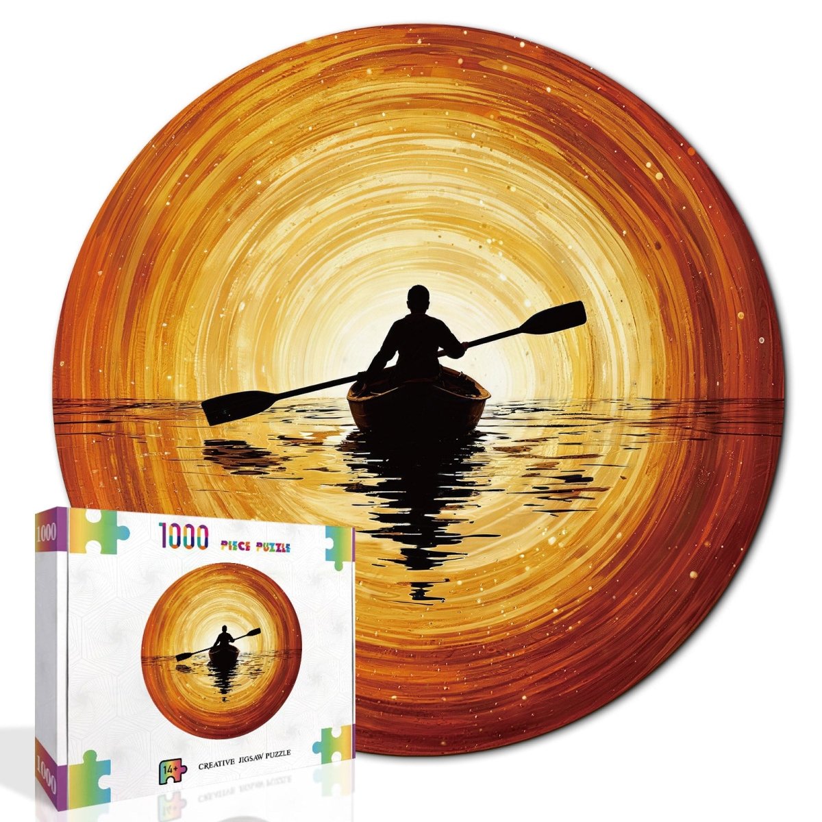 Artistic 1000 - Piece Cardboard Jigsaw Puzzle - Chasing the Light - KAAYEE Puzzle