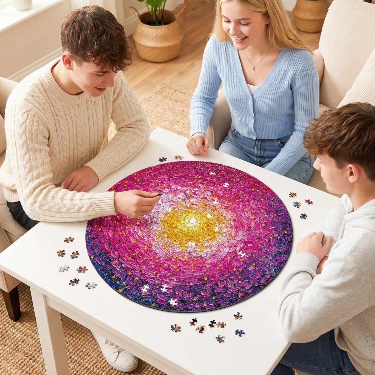 Artistic 1000 - Piece Cardboard Jigsaw Puzzle - Palette Knife Art - KAAYEE Puzzle