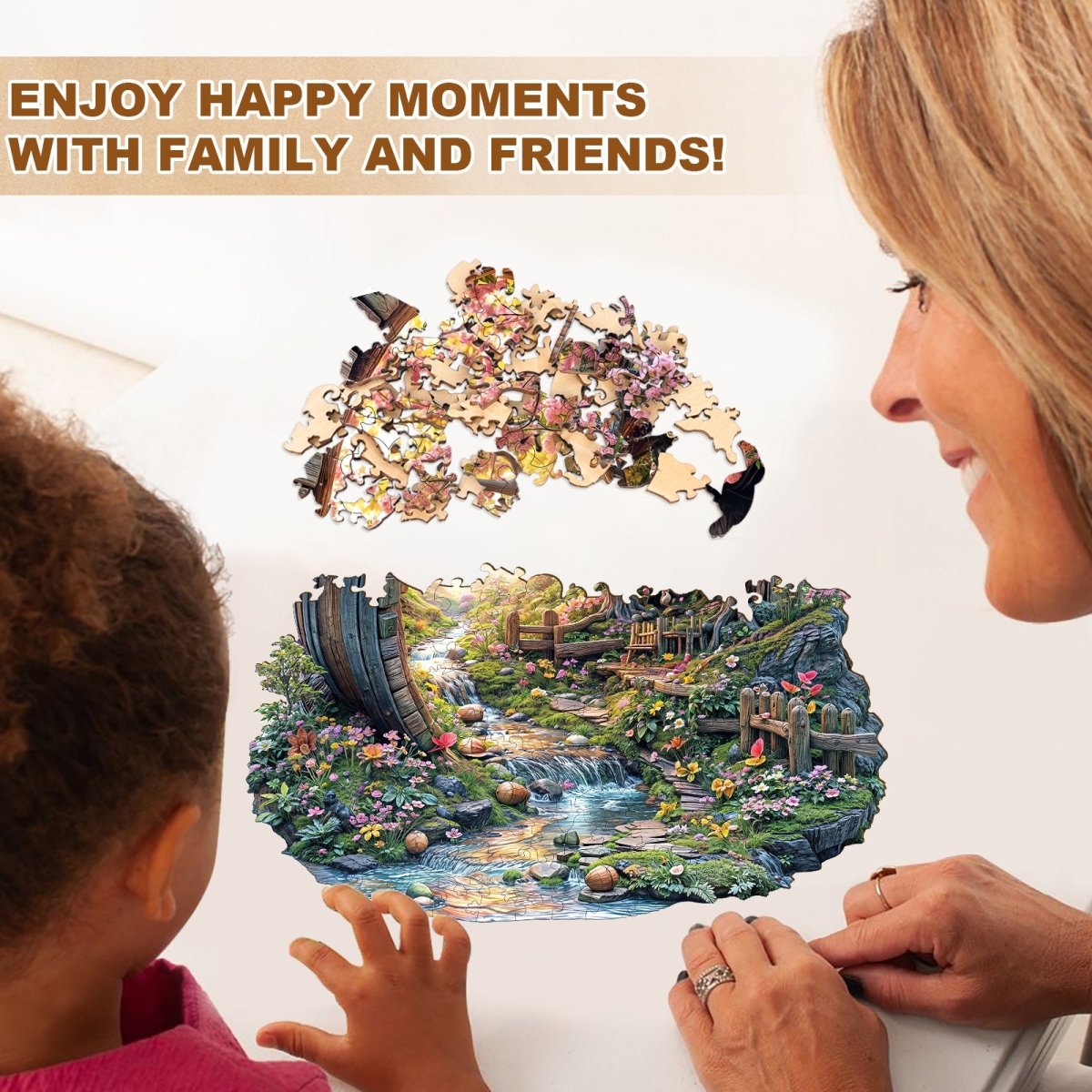 Barrel of Spring Wooden Jigsaw Puzzle - KAAYEE Puzzle
