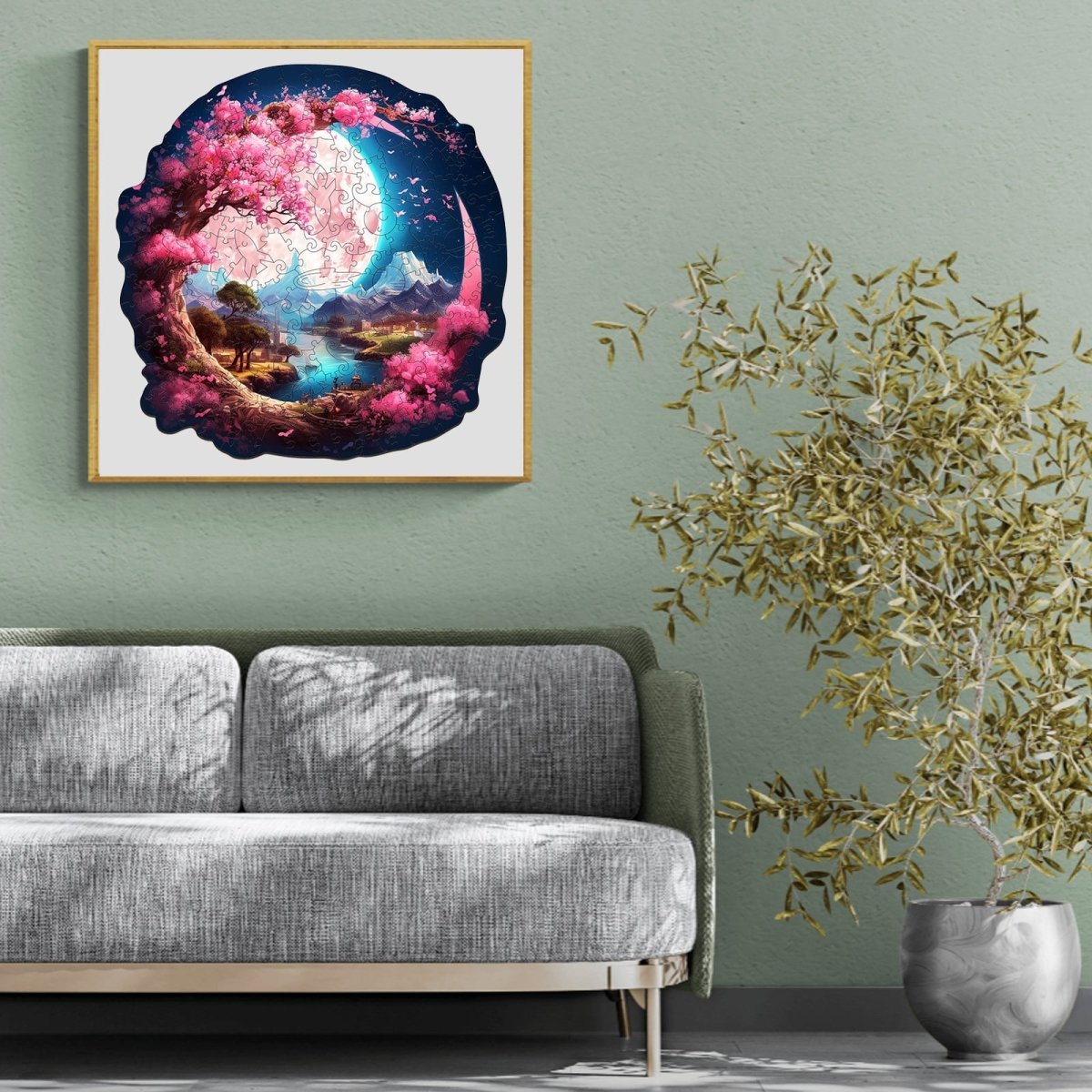 Beautiful Moon Island Wooden Jigsaw Puzzle - KAAYEE Puzzle