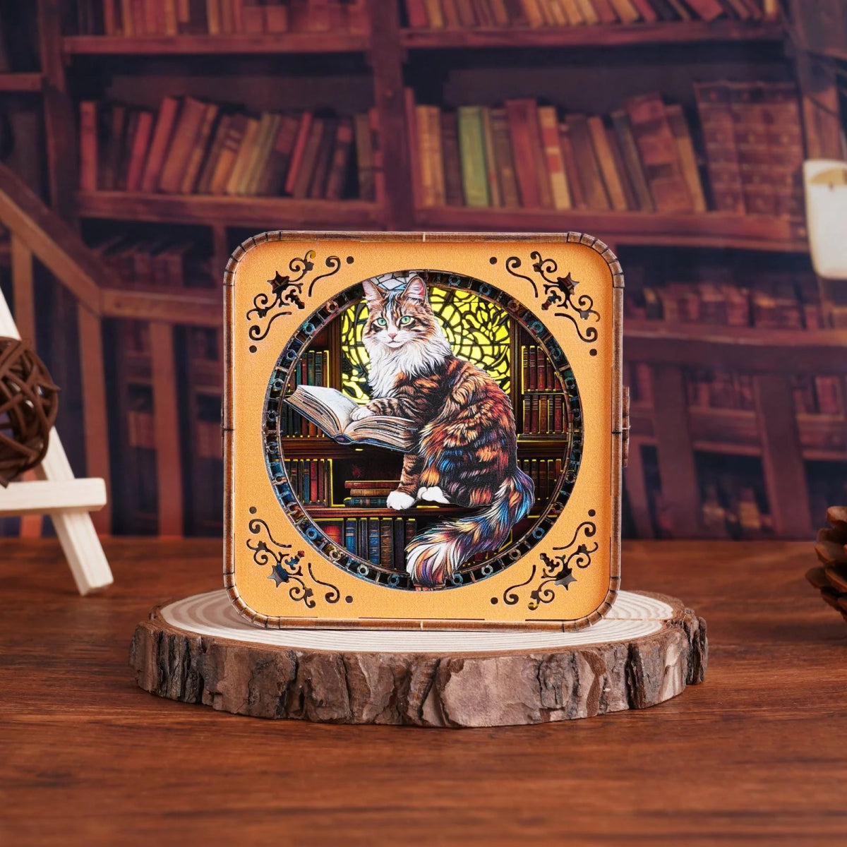 Colorful Maine Coon Night Light - KAAYEE Puzzle