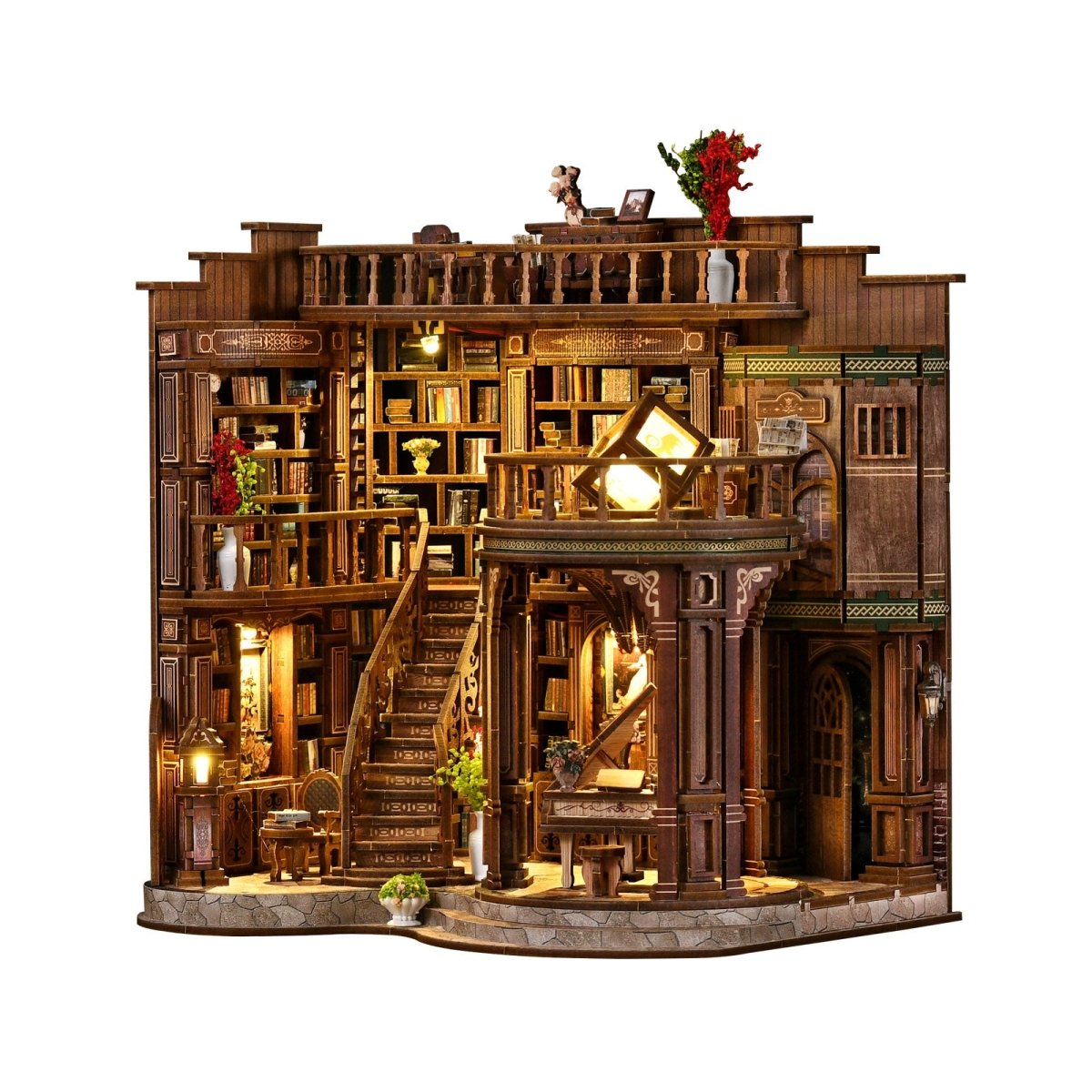 Dreamy Book Hall DIY Miniature House - KAAYEE Puzzle