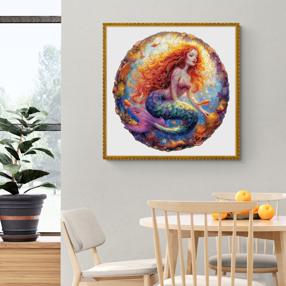 Elegant Mermaid Wooden Jigsaw Puzzle - KAAYEE Puzzle