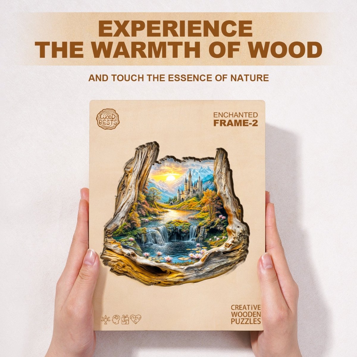 Enchanted Frame - 2 Wooden Jigsaw Puzzle - KAAYEE Puzzle