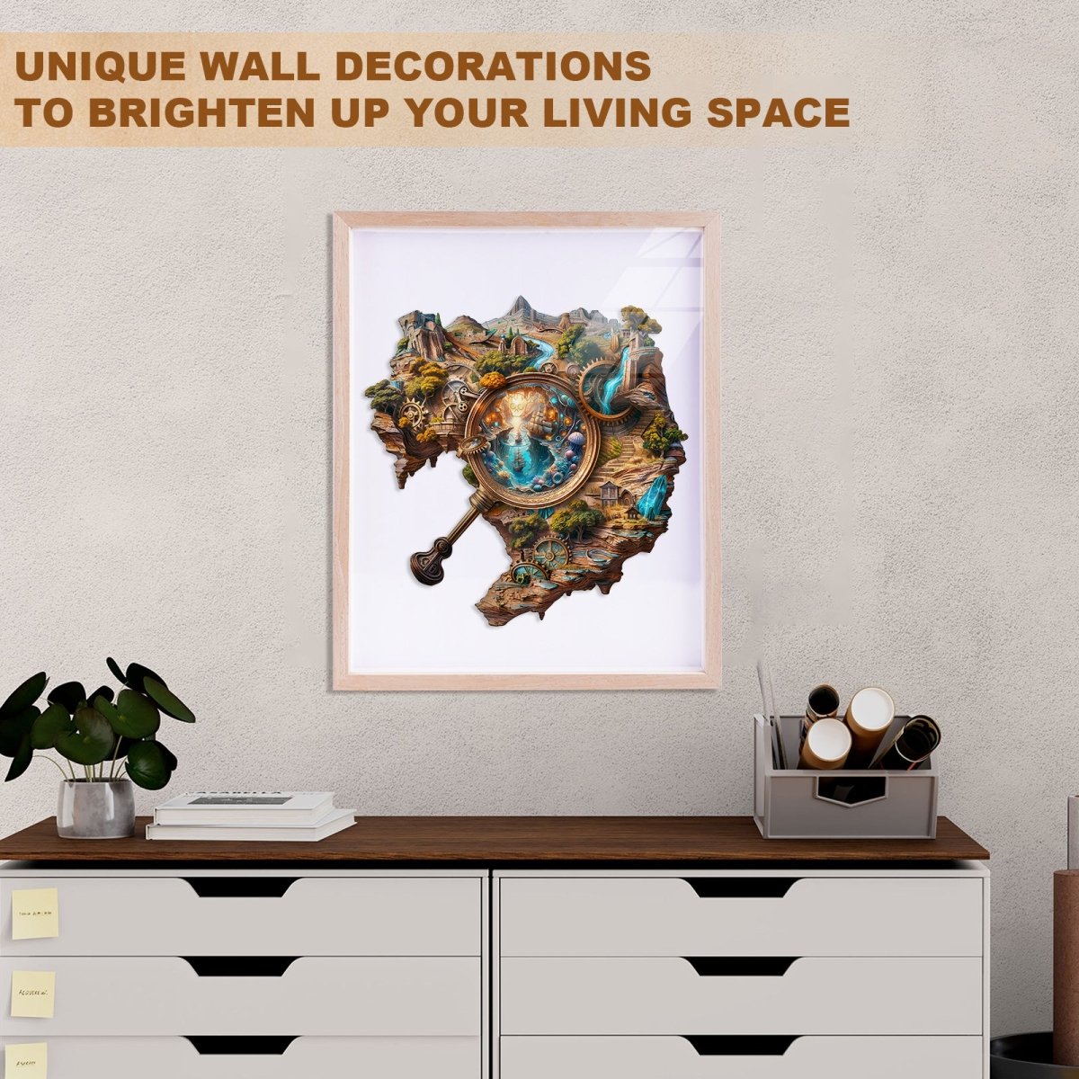 Explorer’s World - 1 Wooden Jigsaw Puzzle - KAAYEE Puzzle