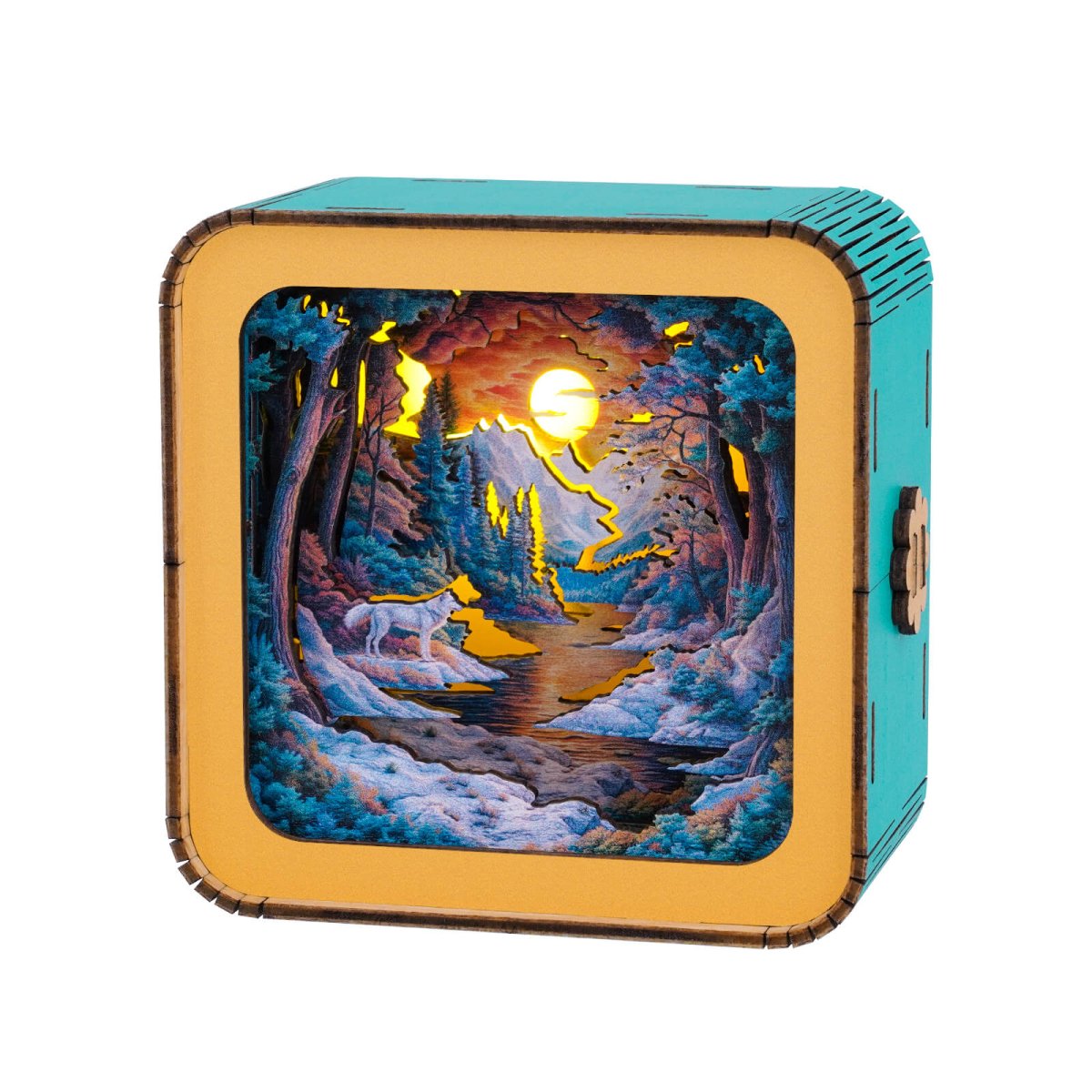 Forest Fantasy Wolf Night Light - KAAYEE Puzzle