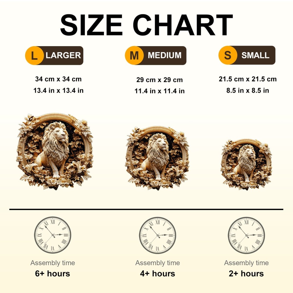Forest lion Wooden Jigsaw Puzzle - KAAYEE Puzzle