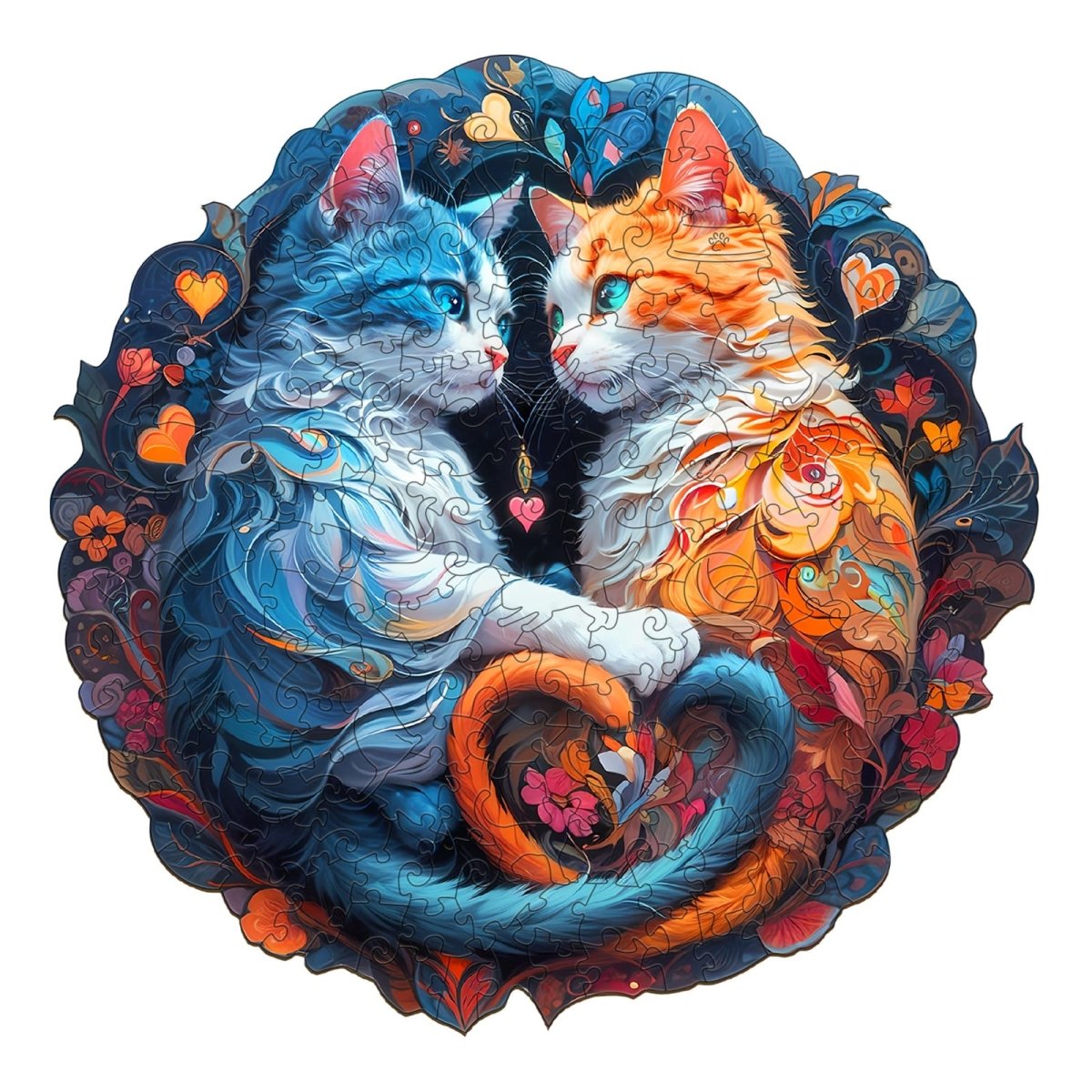 Love Hug Wooden Jigsaw Puzzle - KAAYEE Puzzle