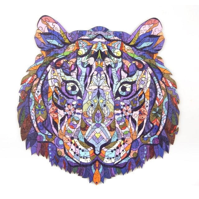 MAGIC TIGER Wooden Jigsaw Puzzle - KAAYEE Puzzle