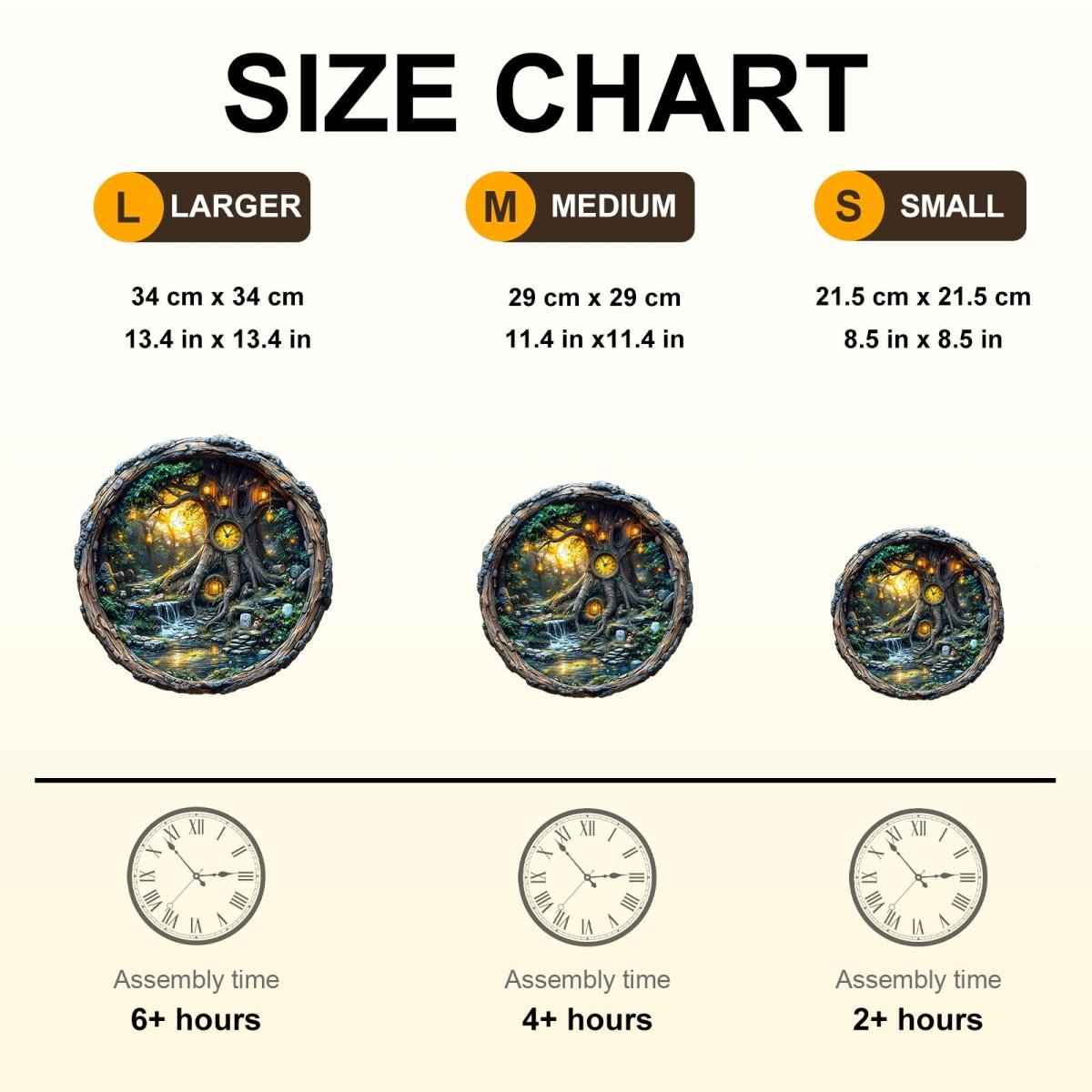 Magic time tree Wooden Jigsaw Puzzle - KAAYEE Puzzle