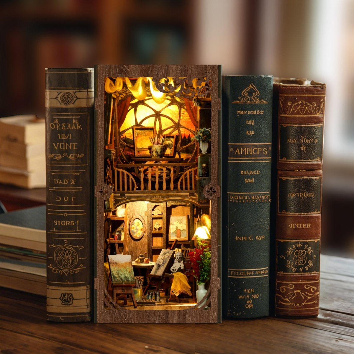 Painting Room Book Nook Kit - KAAYEE Puzzle