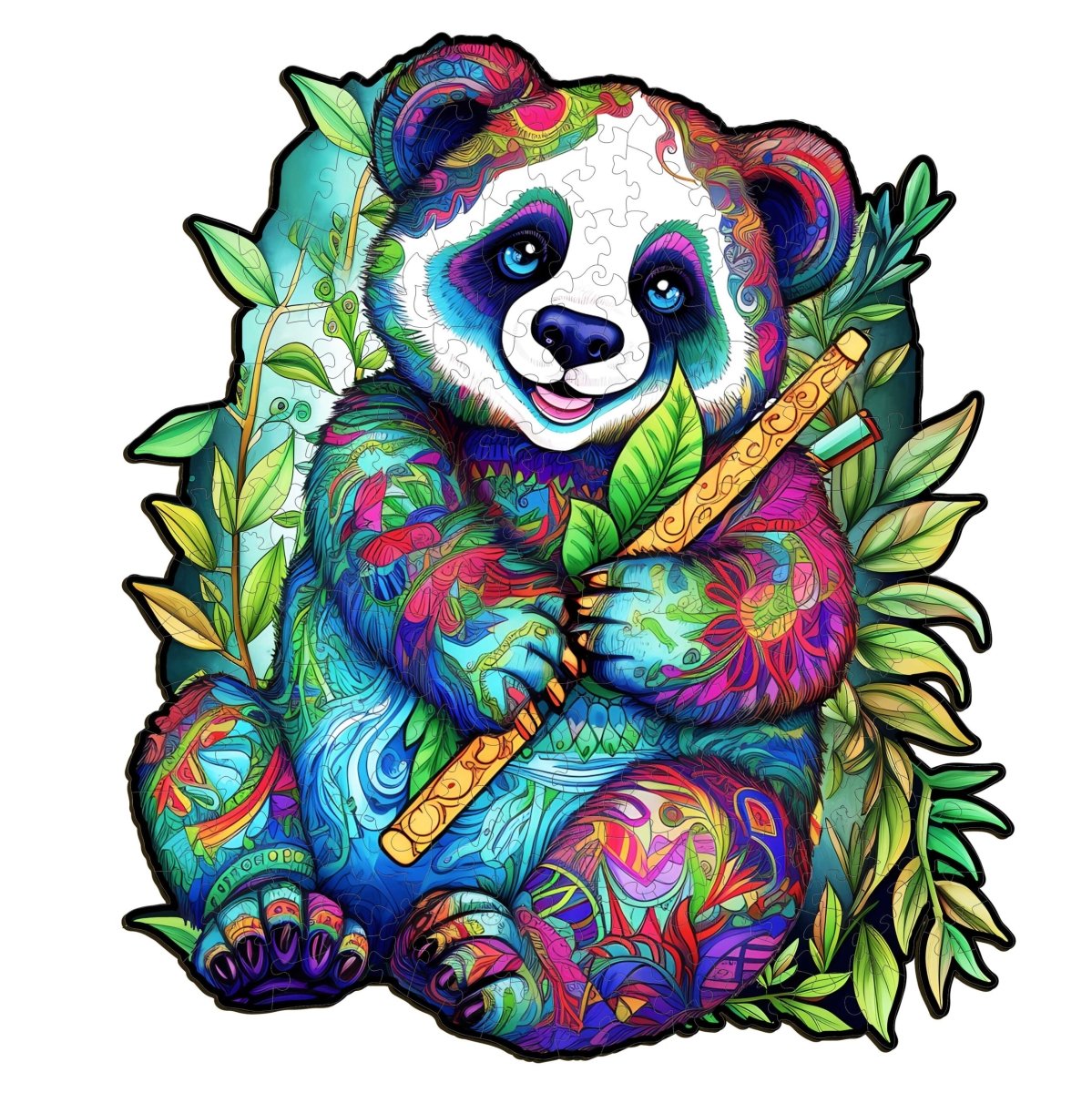 Panda 2 Wooden Jigsaw Puzzle - KAAYEE Puzzle