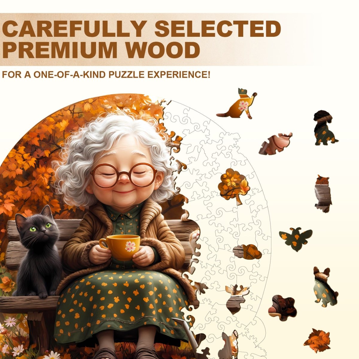 Pleasant afternoon Wooden Jigsaw Puzzle - KAAYEE Puzzle