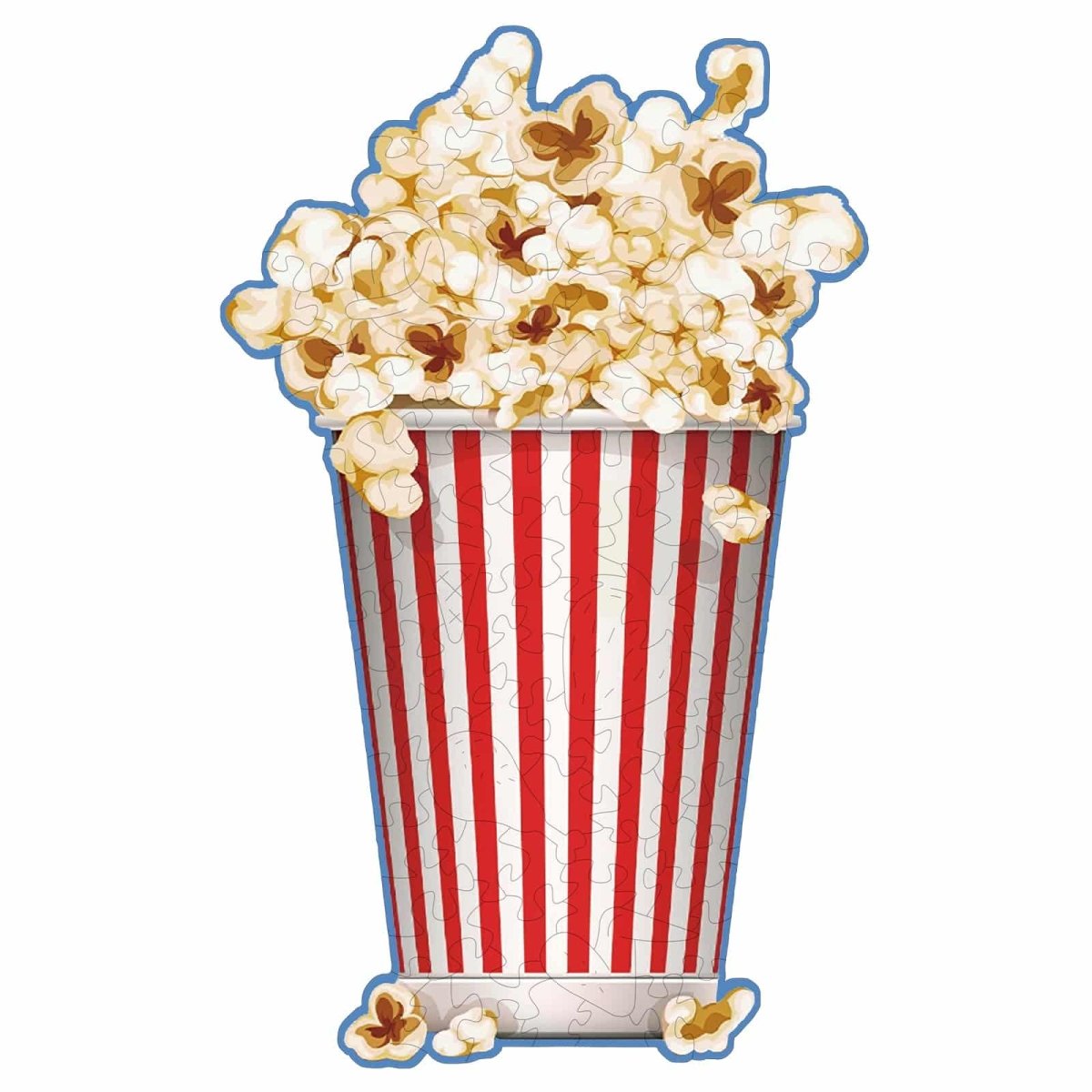 Popcorn Wooden Jigsaw Puzzle - KAAYEE Puzzle