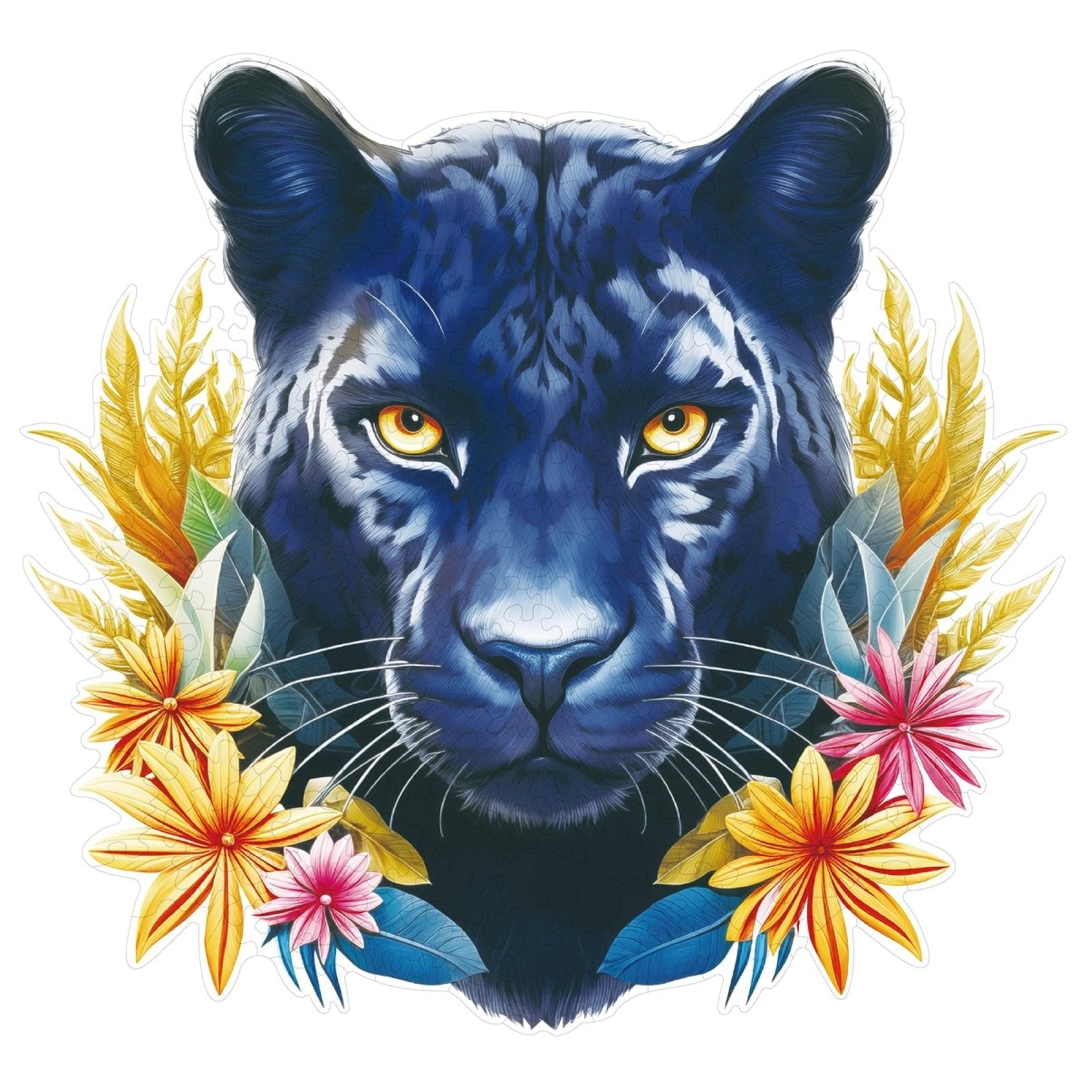 Resolute Black Panther Wooden Jigsaw Puzzle - KAAYEE Puzzle