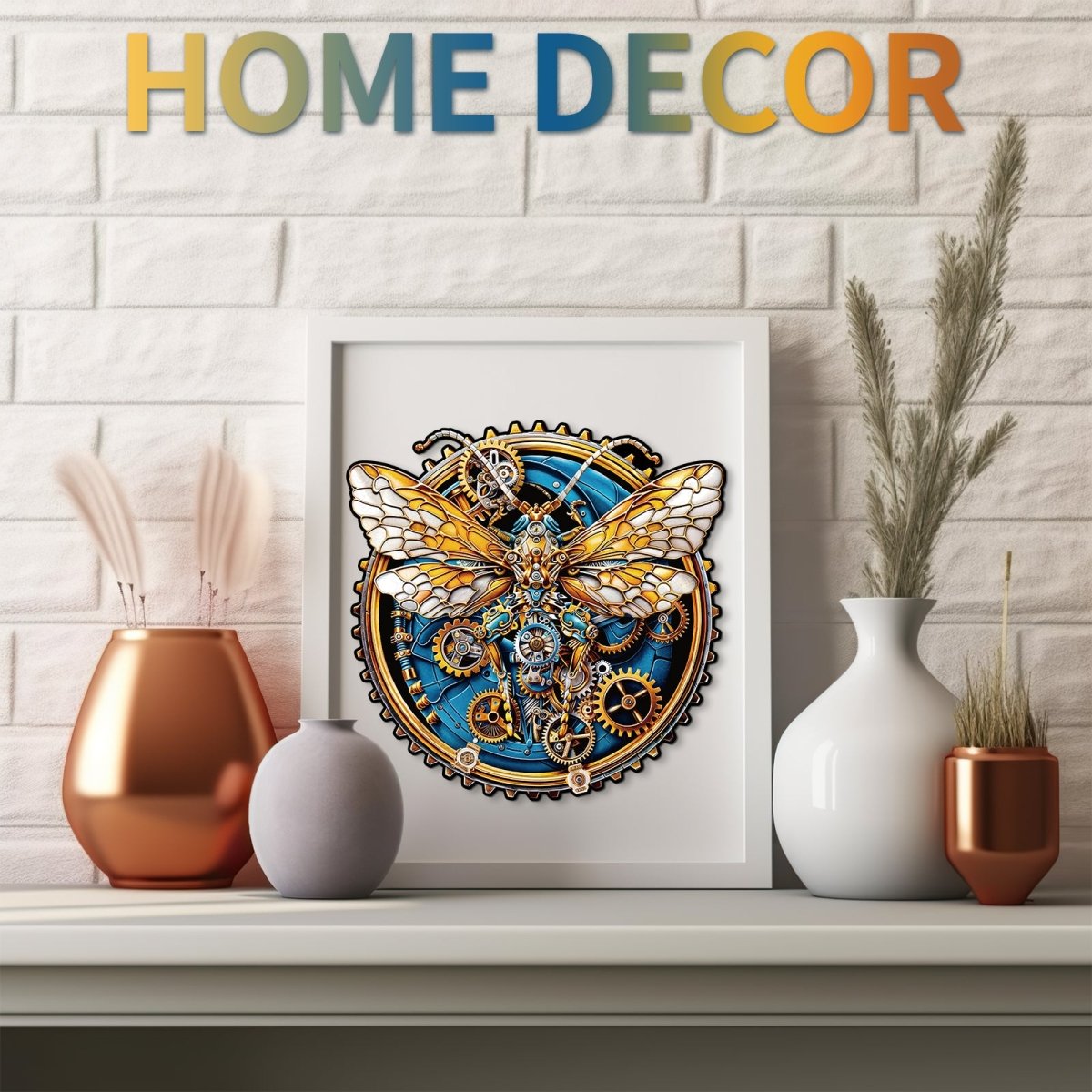 Retro Mechanical Butterfly Wooden Jigsaw Puzzle - KAAYEE Puzzle