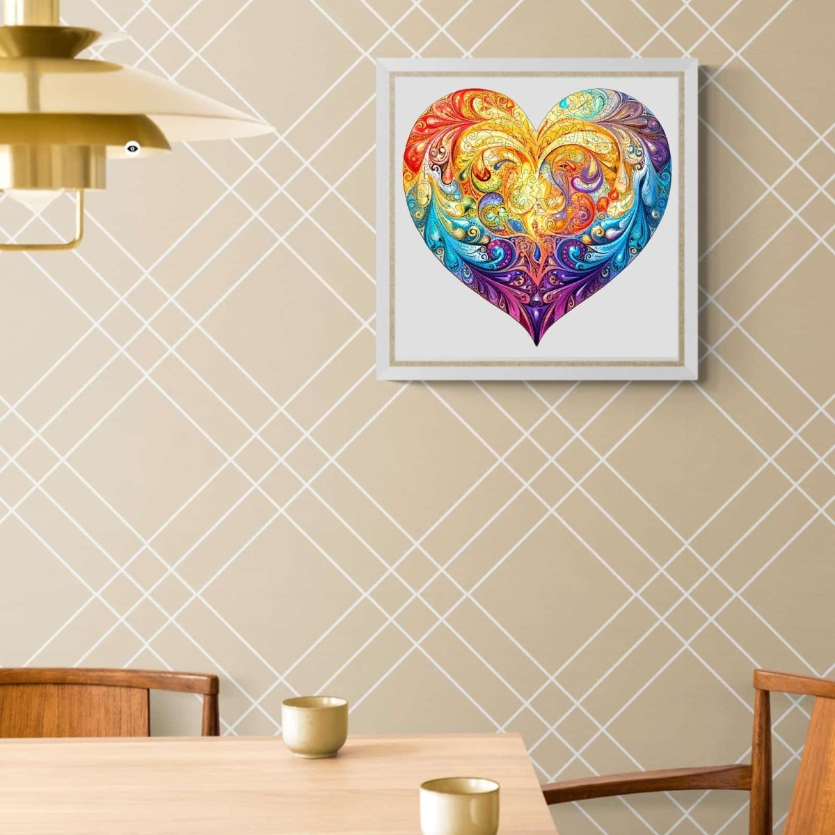 Sweet Heart Wooden Jigsaw Puzzle - KAAYEE Puzzle