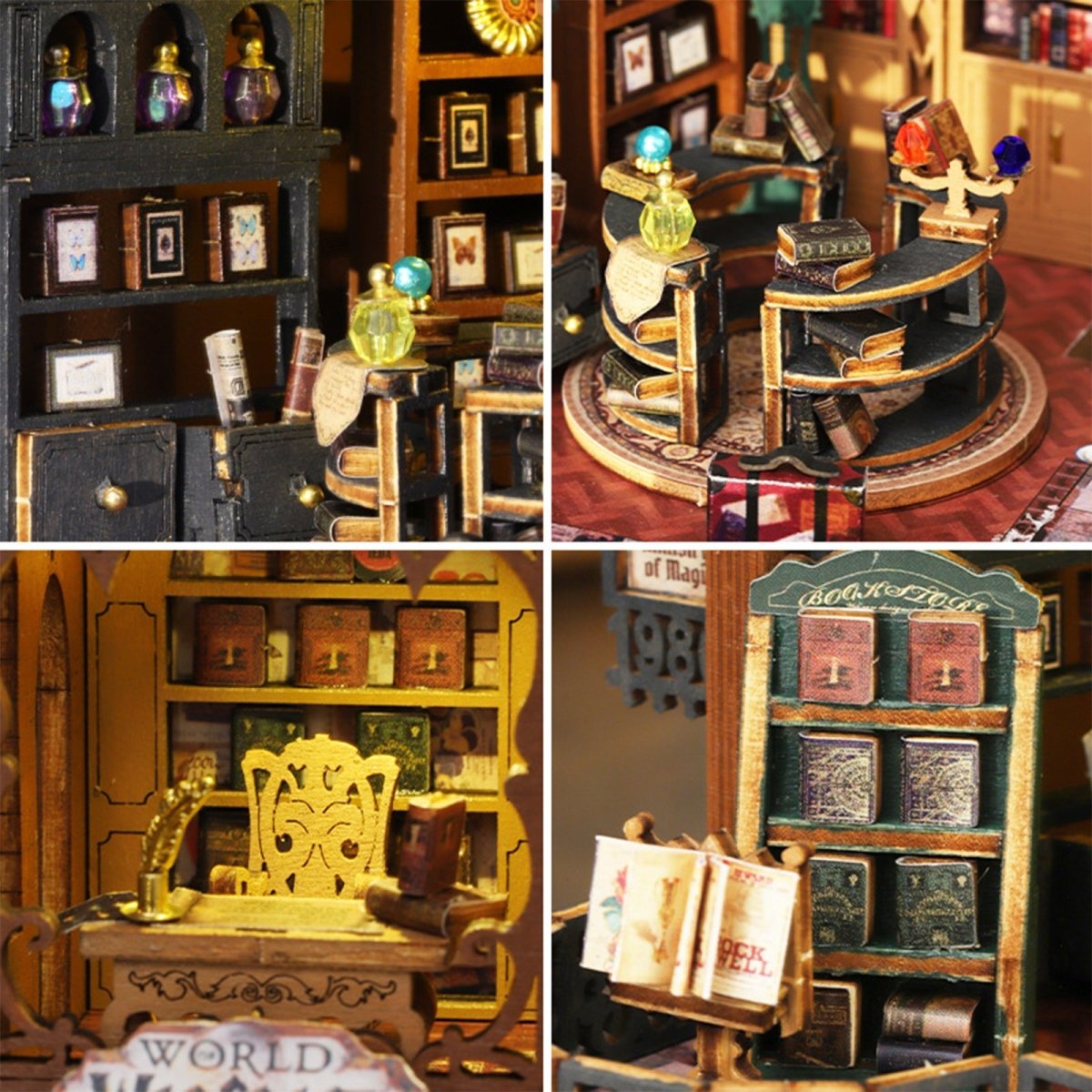 Twilight Book City DIY Miniature House - KAAYEE Puzzle