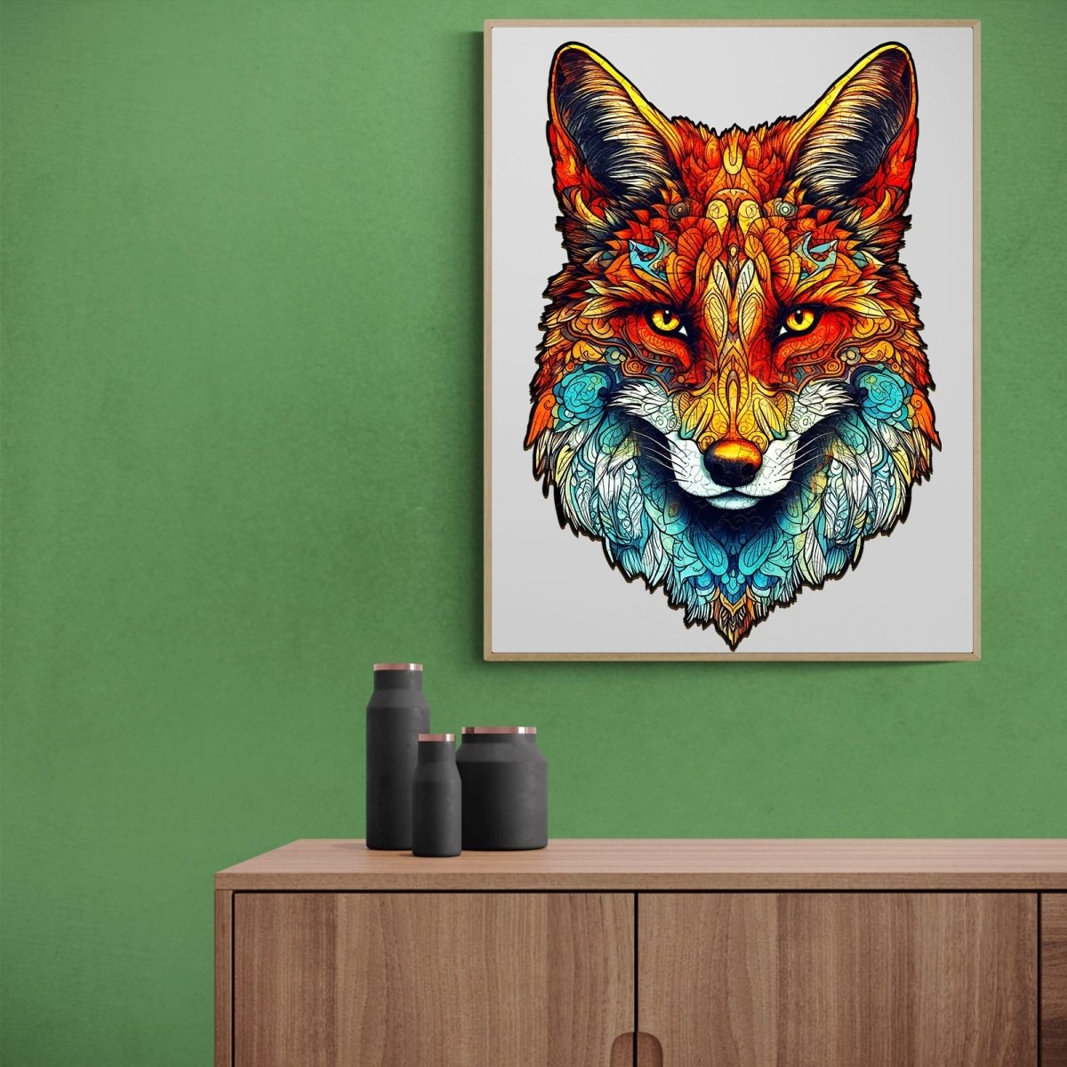 Uncontrolled Fox Wooden Jigsaw Puzzle - KAAYEE Puzzle