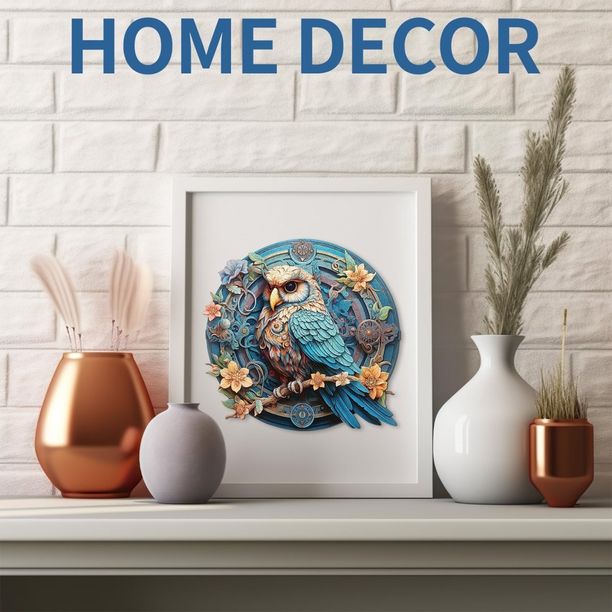 Wise Owl 2 Wooden Jigsaw Puzzle - KAAYEE Puzzle