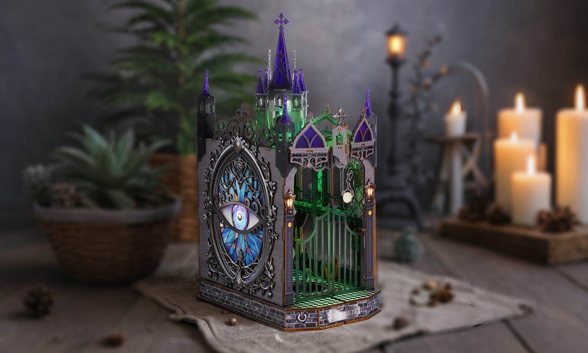 Figuring Out Assembling Three Main Parts in the Kaayee Gothic Book Nook Kit - KAAYEE Puzzle