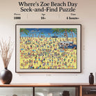 1000 - Piece Hidden Spot - the - Person Jigsaw Puzzle – Where’s Zoe? Beach Day - KAAYEE Puzzle
