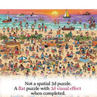 1000 - Piece Hidden Spot - the - Person Jigsaw Puzzle – Who's in Danger? Sunset Beach - KAAYEE Puzzle