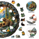 3D Bear Embrace Wooden Jigsaw Puzzle - KAAYEE Puzzle