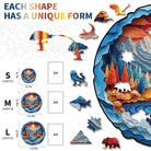 3D Mountains and Rivers Wooden Jigsaw Puzzle - KAAYEE Puzzle