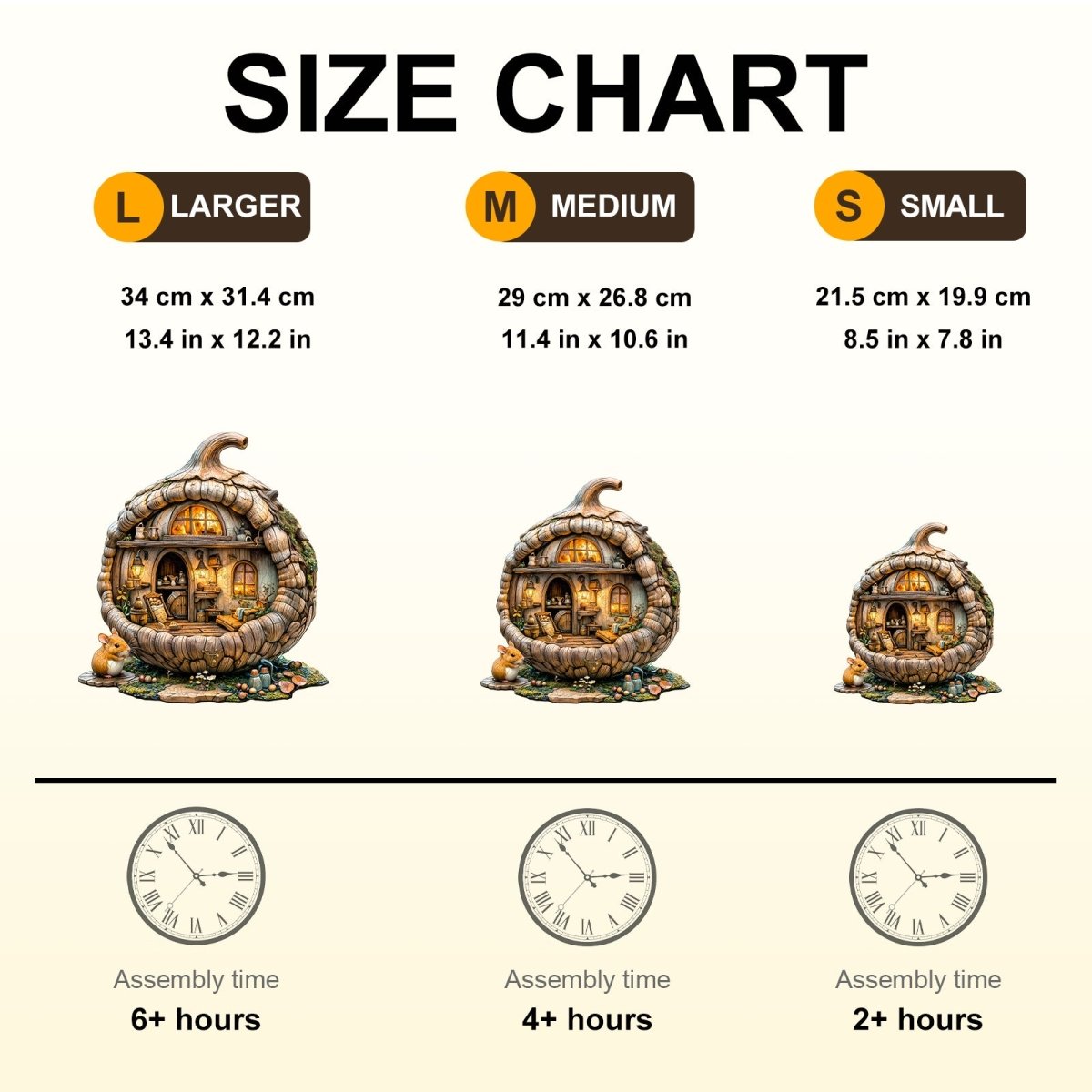 Acorn mouse Wooden Jigsaw Puzzle - KAAYEE Puzzle