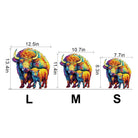 American Bison Family Wooden Jigsaw Puzzle - KAAYEE Puzzle