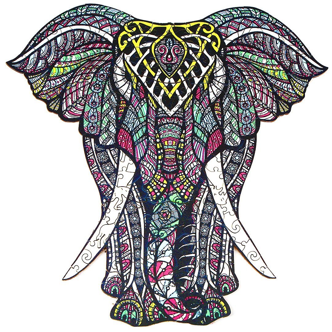 ANCIENT MAMMOTH Wooden Jigsaw Puzzle - KAAYEE Puzzle