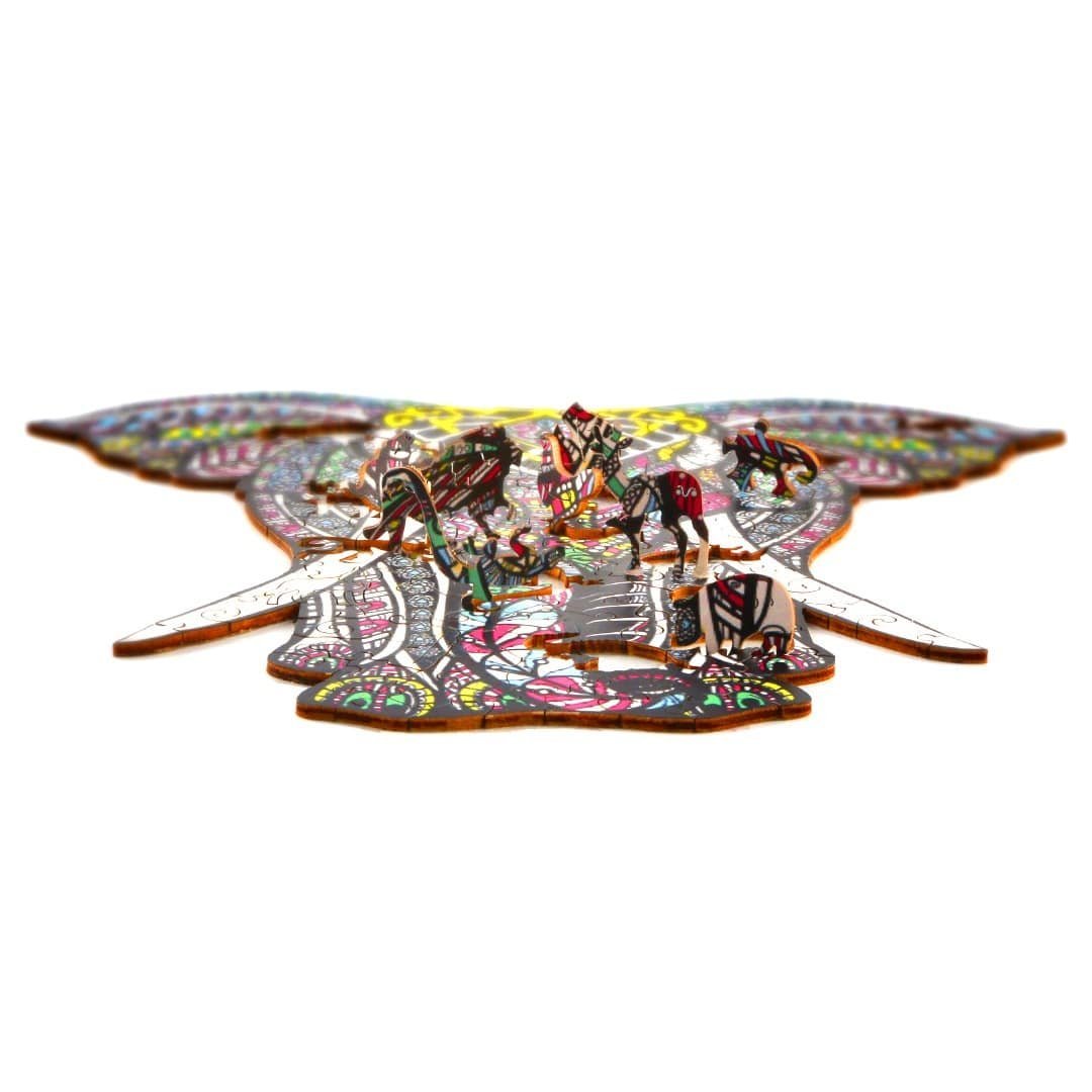 ANCIENT MAMMOTH Wooden Jigsaw Puzzle - KAAYEE Puzzle