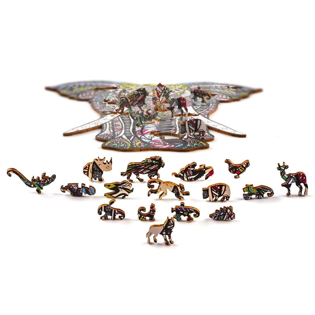 ANCIENT MAMMOTH Wooden Jigsaw Puzzle - KAAYEE Puzzle
