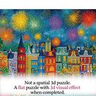 Artistic 1000 - Piece Cardboard Jigsaw Puzzle - Brilliant Nightfire - KAAYEE Puzzle