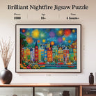 Artistic 1000 - Piece Cardboard Jigsaw Puzzle - Brilliant Nightfire - KAAYEE Puzzle