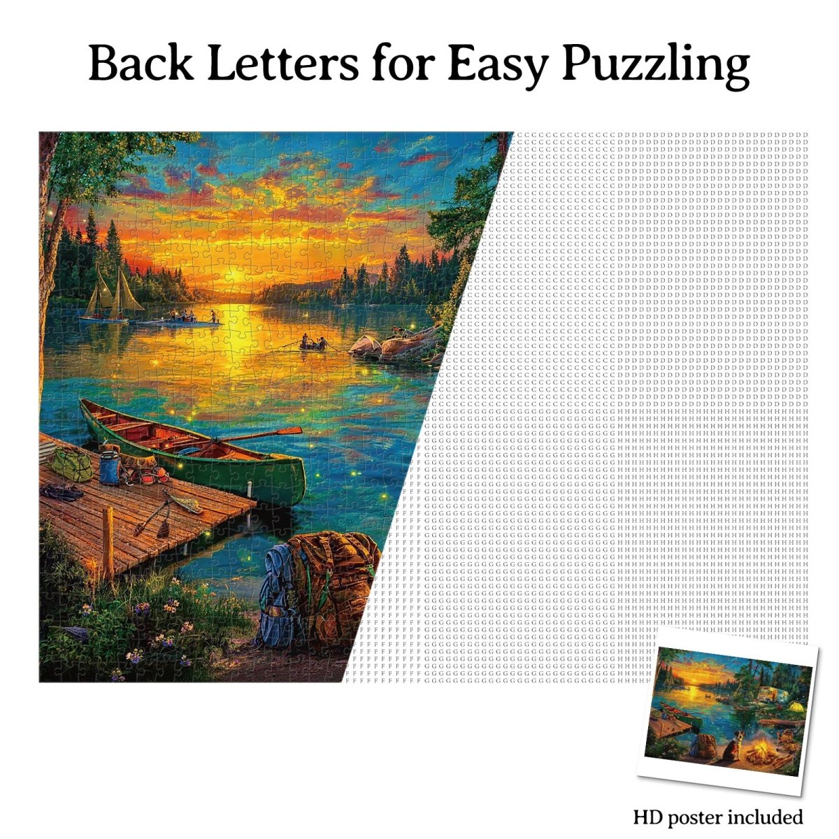 Artistic 1000 - Piece Cardboard Jigsaw Puzzle - Campfire Homecoming - KAAYEE Puzzle
