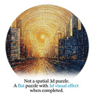 Artistic 1000 - Piece Cardboard Jigsaw Puzzle - City of Dawn - KAAYEE Puzzle