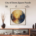 Artistic 1000 - Piece Cardboard Jigsaw Puzzle - City of Dawn - KAAYEE Puzzle