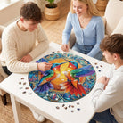 Artistic 1000 - Piece Cardboard Jigsaw Puzzle - Hummingbirds in Radiance - KAAYEE Puzzle