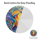 Artistic 1000 - Piece Cardboard Jigsaw Puzzle - Hummingbirds in Radiance - KAAYEE Puzzle