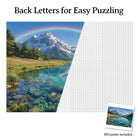 Artistic 1000 - Piece Cardboard Jigsaw Puzzle - Rainbow Peak - KAAYEE Puzzle