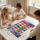 Artistic 1000 - Piece Cardboard Jigsaw Puzzle - Splendor in Silk - KAAYEE Puzzle