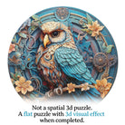 Artistic 1000 - Piece Cardboard Jigsaw Puzzle - Wise Owl - KAAYEE Puzzle