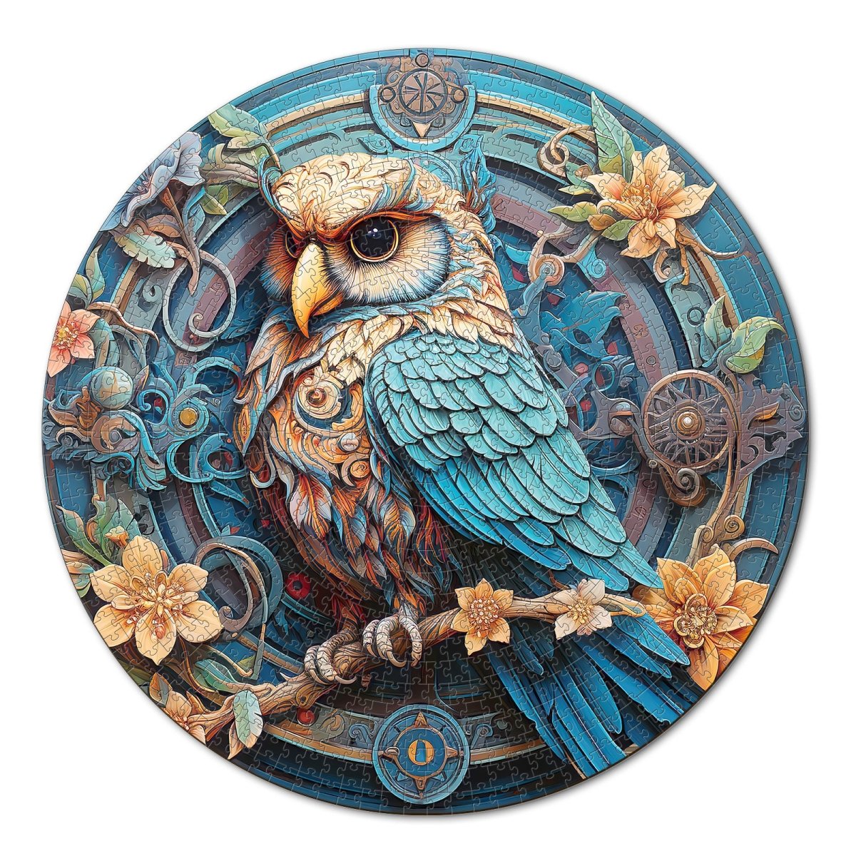 Artistic 1000 - Piece Cardboard Jigsaw Puzzle - Wise Owl - KAAYEE Puzzle