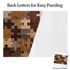 Artistic 1000 - Piece Cardboard Jigsaw Puzzle - Woodgrain Puzzle - KAAYEE Puzzle
