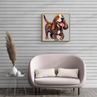 basset hound 1 Wooden Jigsaw Puzzle - KAAYEE Puzzle