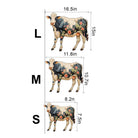 Black and White Dairy Cattle Wooden Jigsaw Puzzle - KAAYEE Puzzle