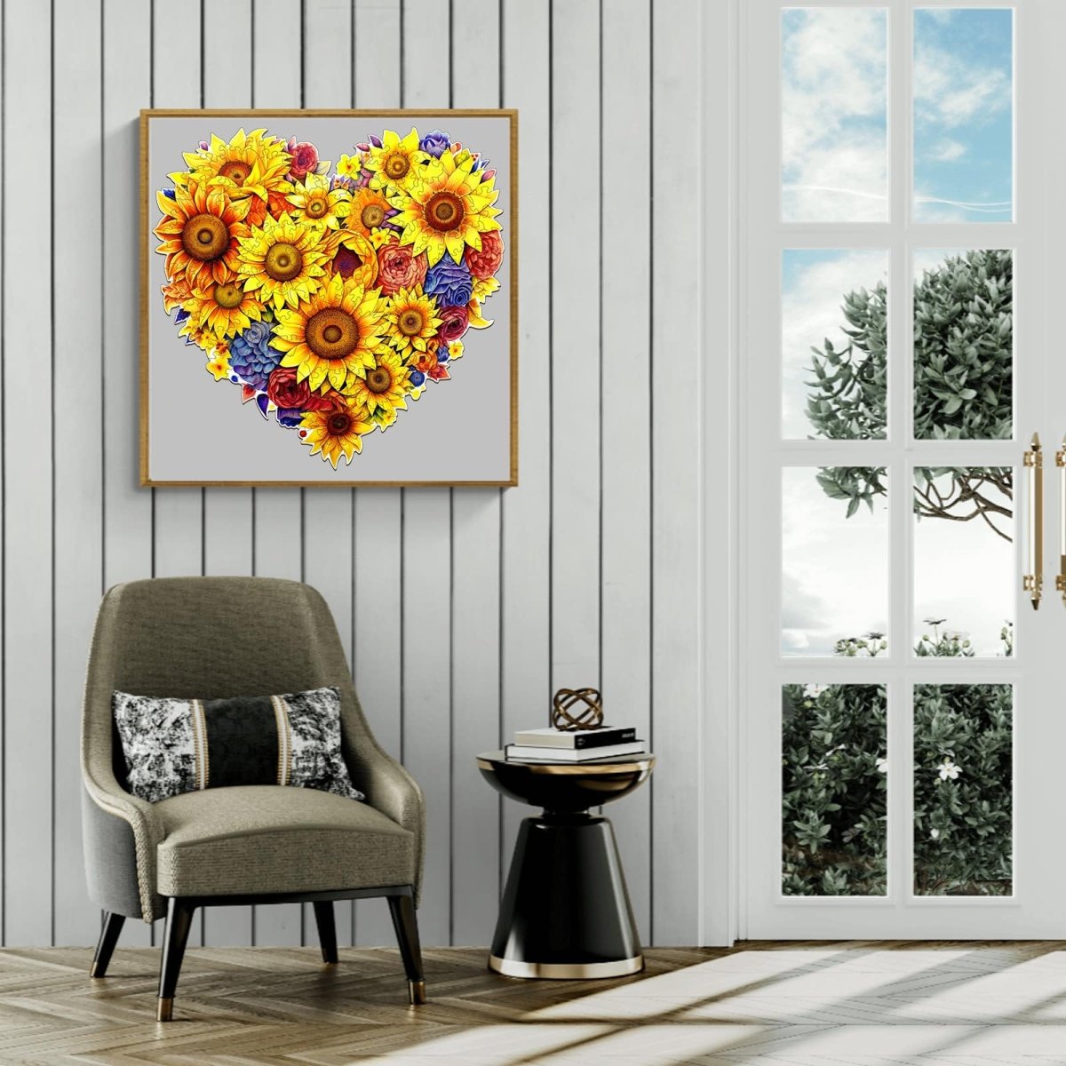 Blooming Sunflowers Wooden Jigsaw Puzzle - KAAYEE Puzzle