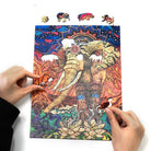 BOHEMIAN ELEPHANT Wooden Jigsaw Puzzle - KAAYEE Puzzle
